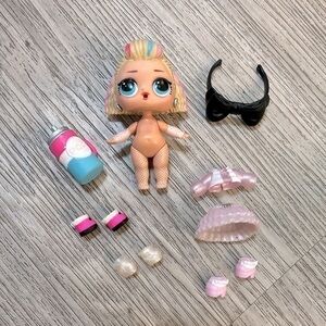 LOL Surprise 80’s BB Pop Club doll and accessories. Excellent condition.